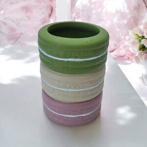 New Fun Macaroon Cookie Pencil Holder Organizer Desk Office School Supplies